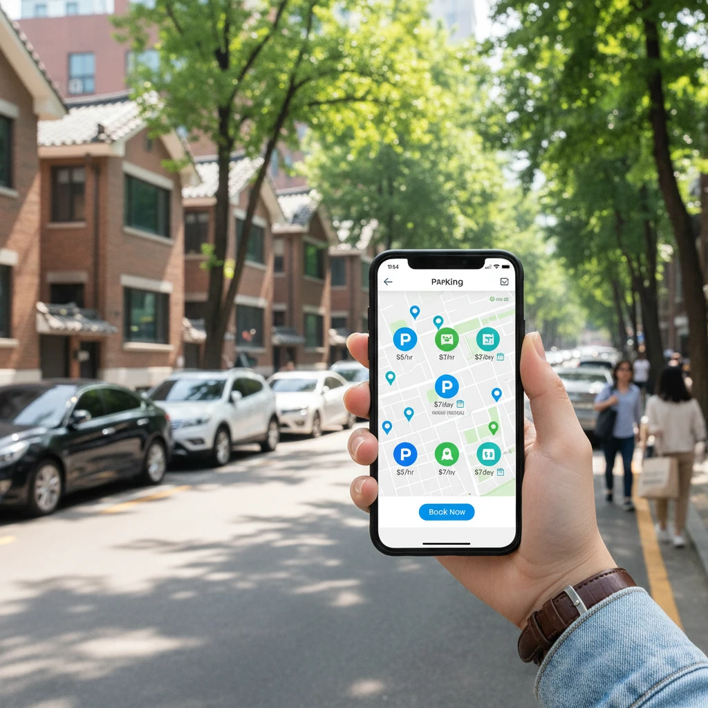 효창공원 인근 전경