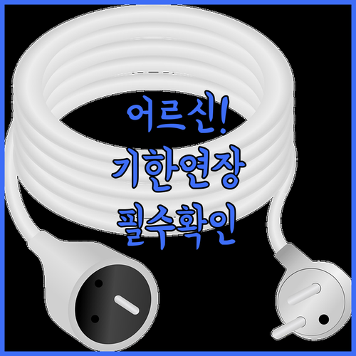 어르신 스포츠 상품권 사용기한 연장 안내