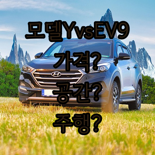 모델Y vs EV9 어떤 차가 내게 맞을까 가격 공간 주행 비교